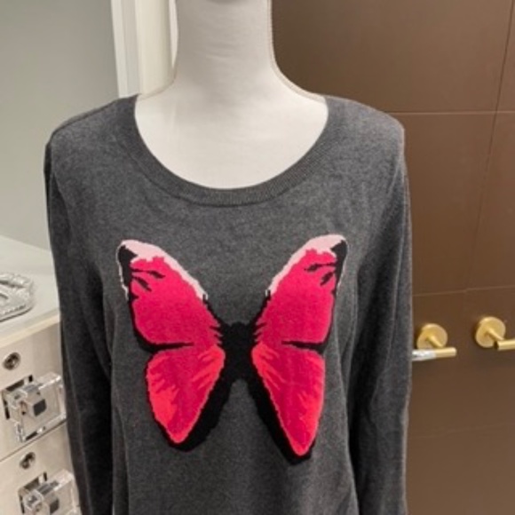 Halogen Butterfly Bow Sweater - Picture 2 of 5